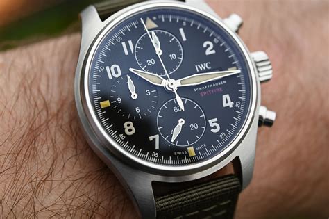 iwc pilots watch chronograph|iwc pilot watch chronograph spitfire.